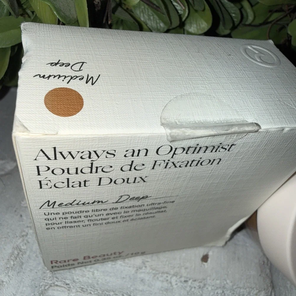 Rare Beauty Always‎ an Optimist Soft Radiance Setting Powder Medium Deep NIB